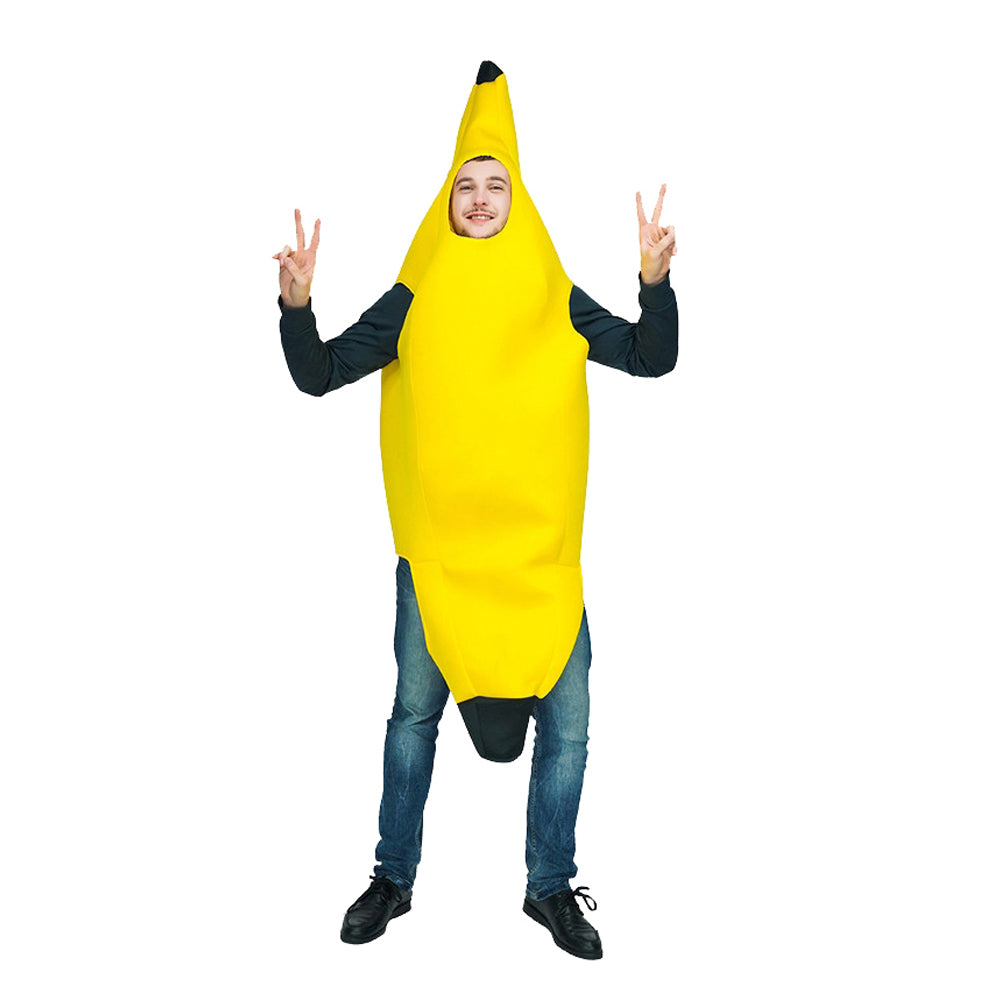 Banana Costume - Banana Suit - Yellow - Men M