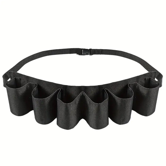 Bierriem Zwart – Oktoberfest Accessoire – Voor 6 Blikjes – Verstelbaar tot 120 cm