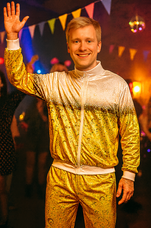 Bier Trainingspak – Goud/Wit - Unisex