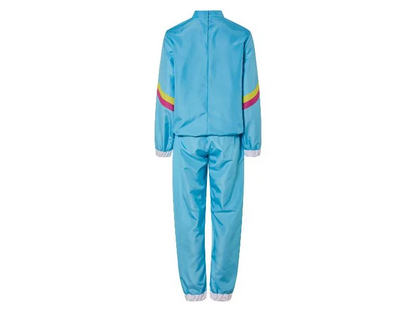 Jaren ‘90 Trainingspak – Lichtblauw/Geel/Roze - Unisex