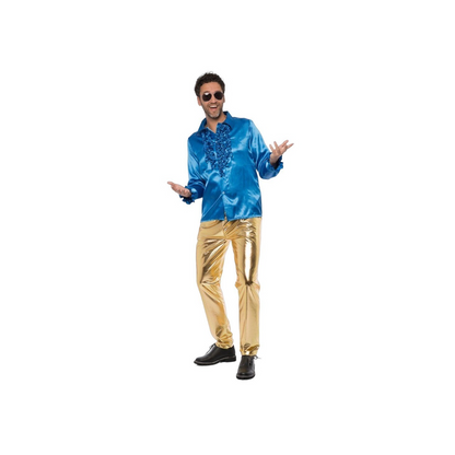 Disco Broek Goud – Glanzende Jaren 70/80 Party Pants